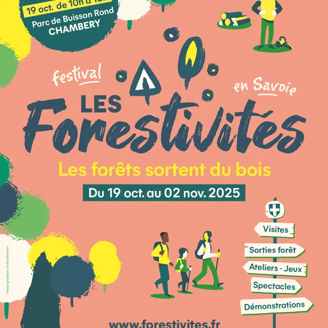 Affiche Les forestivités en Savoie