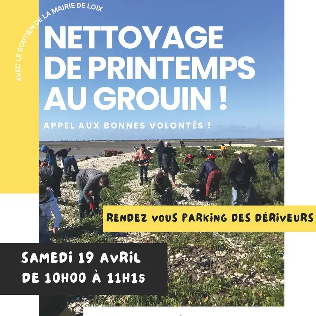 Ramassages de déchets - Nettoyage au Grouin_Loix