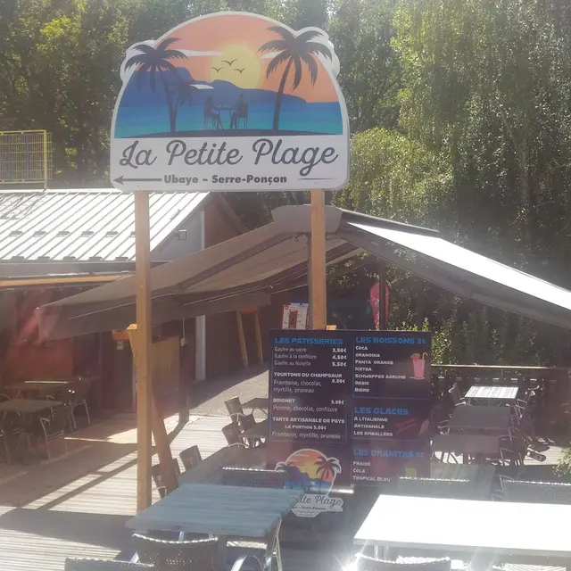 Restaurant La Petite Plage - Lac de Serre-Ponçon