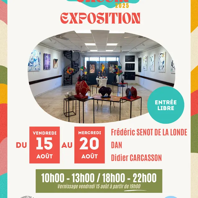 Exposition 2025-Frédéric Sénot de la Londe, Dan et Didier Carcasson_Gassin