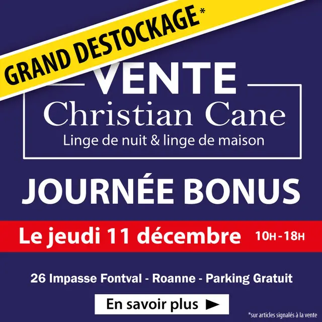 Vente Christian Cane_Roanne