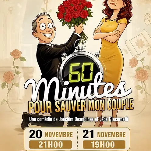 Théâtre - 60 minutes pour sauver mon couple_Alès