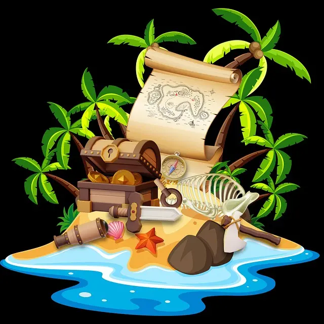 Jeune public : La folle histoire de l'île mystérieuse_Orange