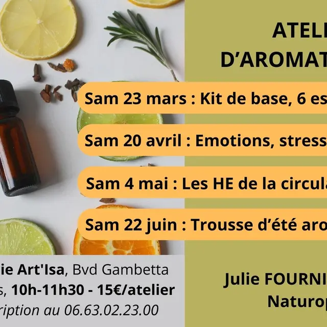 Ateliers aromathérapie
