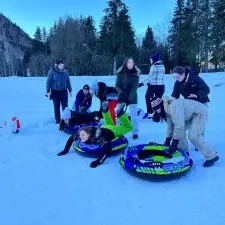Curling humain