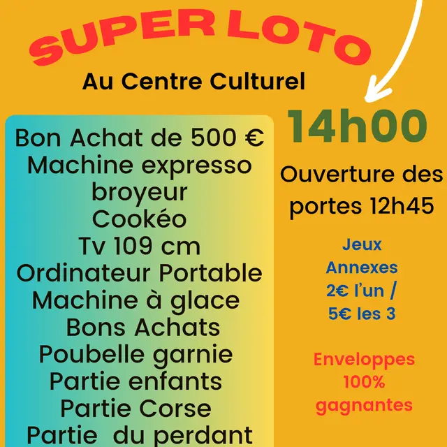 Loto du Comité des fêtes_Nizerolles