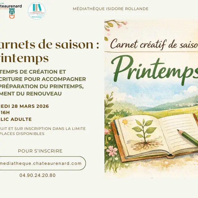 Carnets de saison : printemps_Châteaurenard