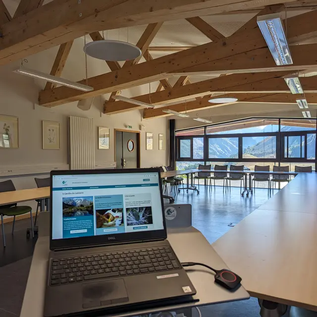 Salle de réunion/conférence du jardin du Lautaret
