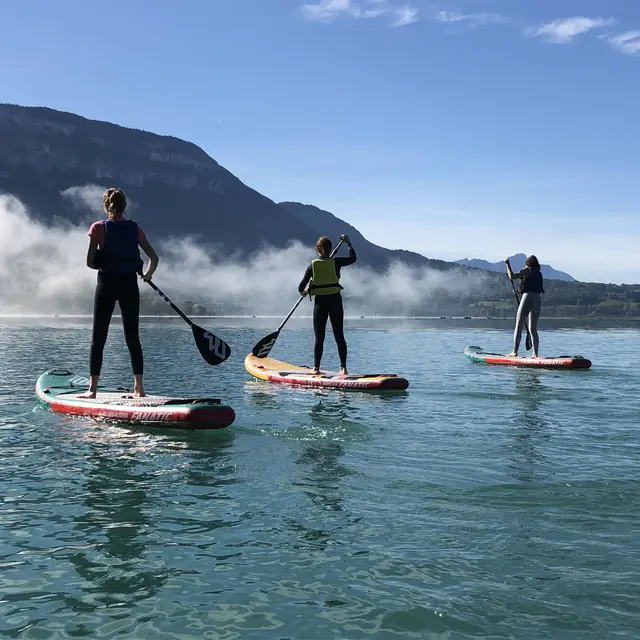 Paddle sur lac