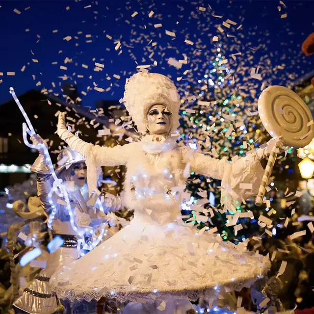 Soirée de Noël sur le front de neige de Pelvoux_Vallouise-Pelvoux