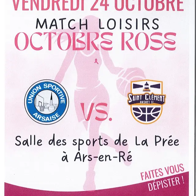 Match solidaire pour Octobre Rose_Ars-en-Ré
