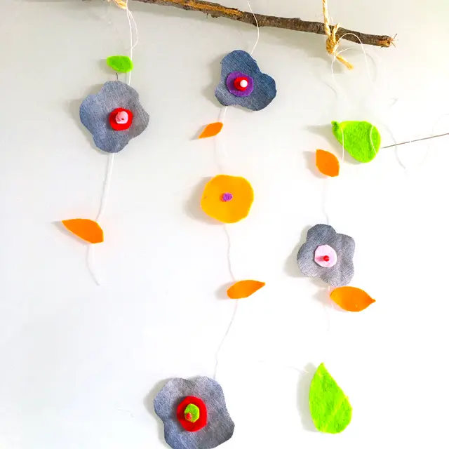 Suspension fleurs