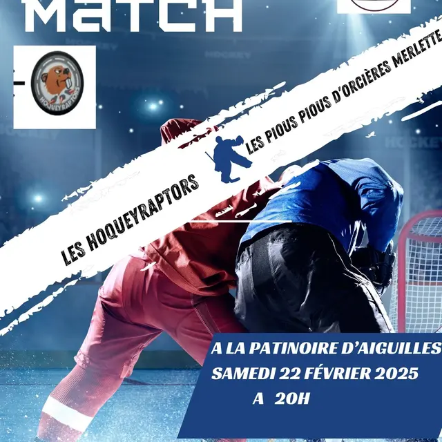 Match de Hockey sur Glace Aiguilles