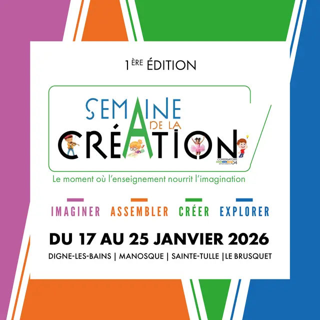 Affiche Semaine de la création