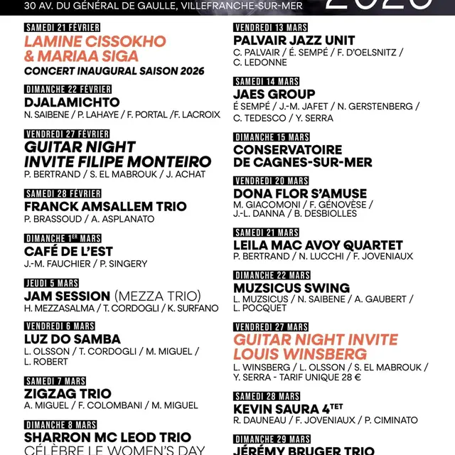 Concerts à la Trinquette Jazz Club_Villefranche-sur-Mer