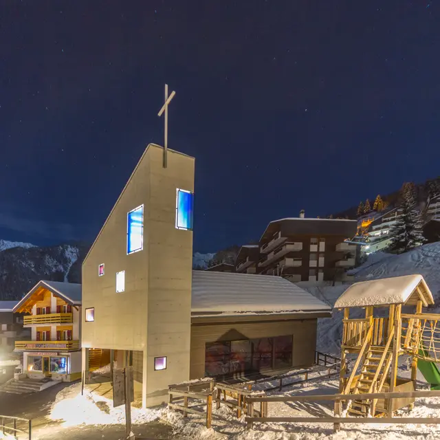 Chapelle de l'ascension en hiver