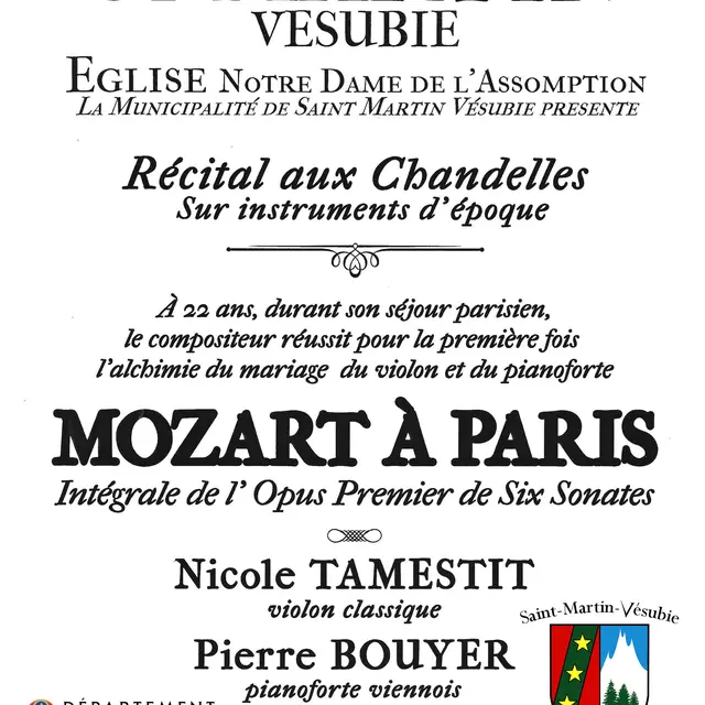 Concert de pianoforte et violon_Saint-Martin-Vésubie