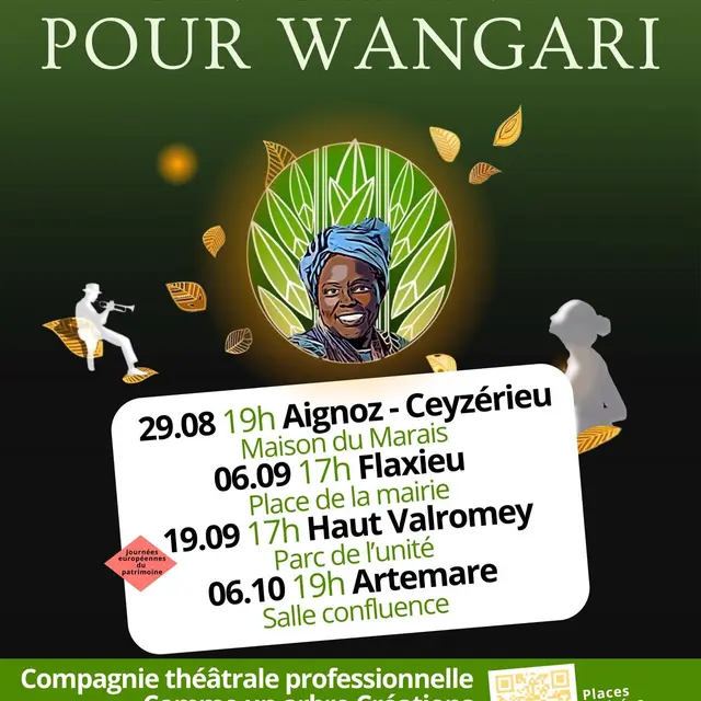 Théâtre - Un chant pour Wangari_Artemare