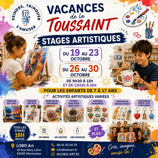 lobo-art-vacances-de-la-toussaint-montauban