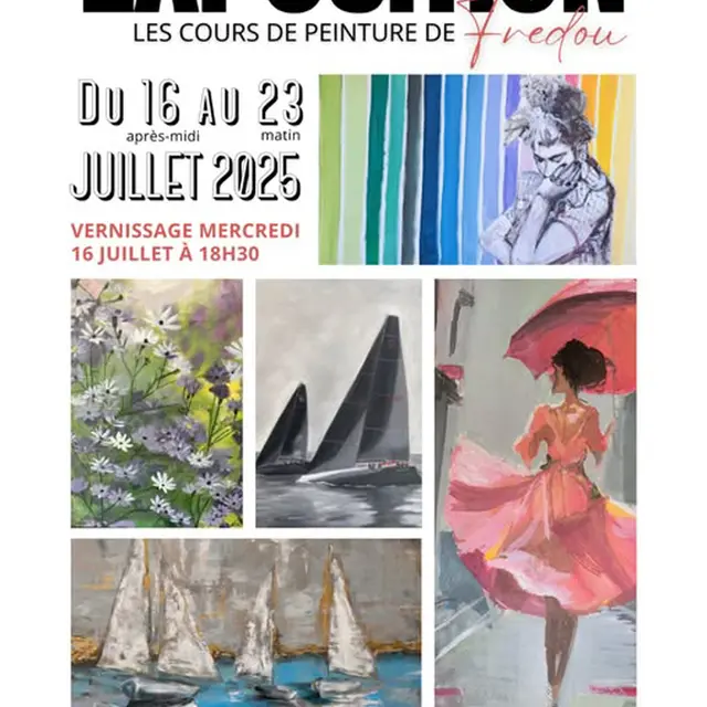 Exposition des peintres de l'atelier de Culture & Cultures_Le Plan de la Tour