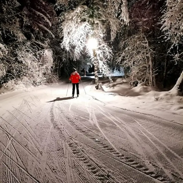 Nocturne ski de fond aux Mouilles_Bellevaux