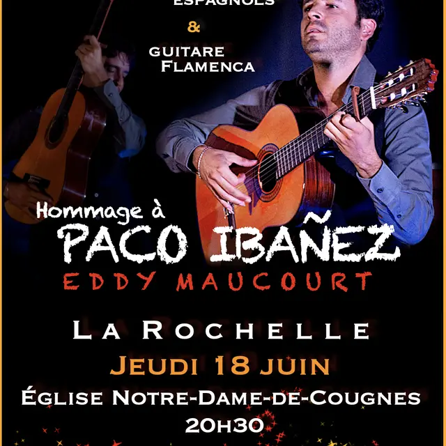 Concert - Hommage à Paco Ibañez - Chants espagnols et guitare Flamenca_La Rochelle