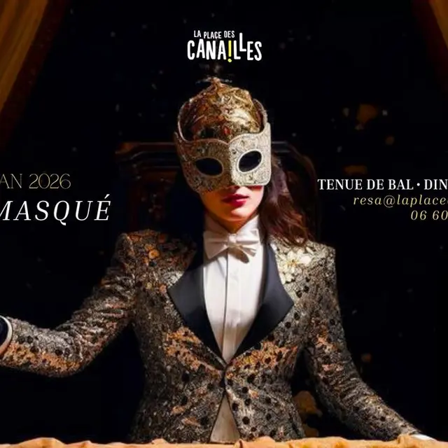 Nouvel An 2026 place des Canailles : bal masqué_Marseille