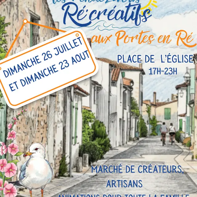 Marché nocturne - Les Rendez-vous Ré'Créatifs_Les Portes-en-Ré