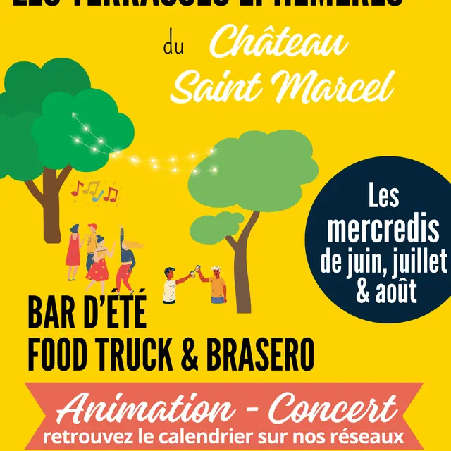 Soirée d'ouverture - Les terrasses éphémères du Château Saint Marcel_Réalville