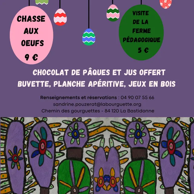 Affiche chasse aux œufs 2025