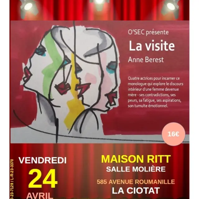 Pièce de théâtre La Visite par le collectif O’Sec_La Ciotat