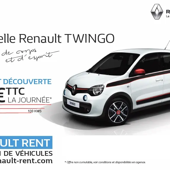 Twingo: offre location renault