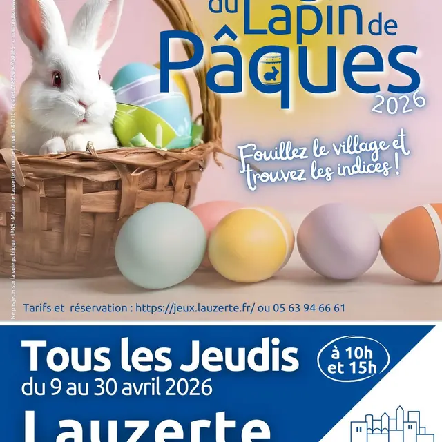 Jeu de piste l'Enigme du Lapin de Pâques