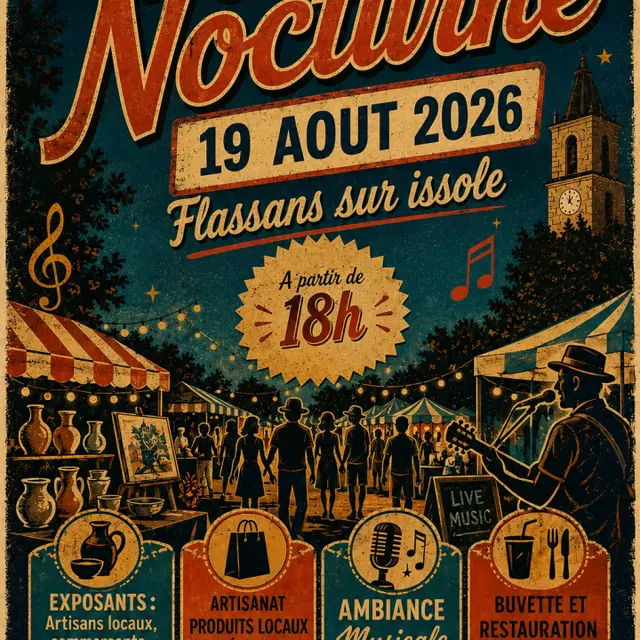 Marché nocturne à Flassans_Flassans-sur-Issole
