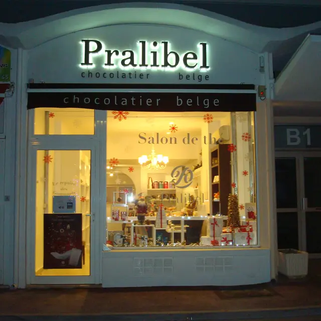 boutique chocolat pralibel le lavandou salon de thé