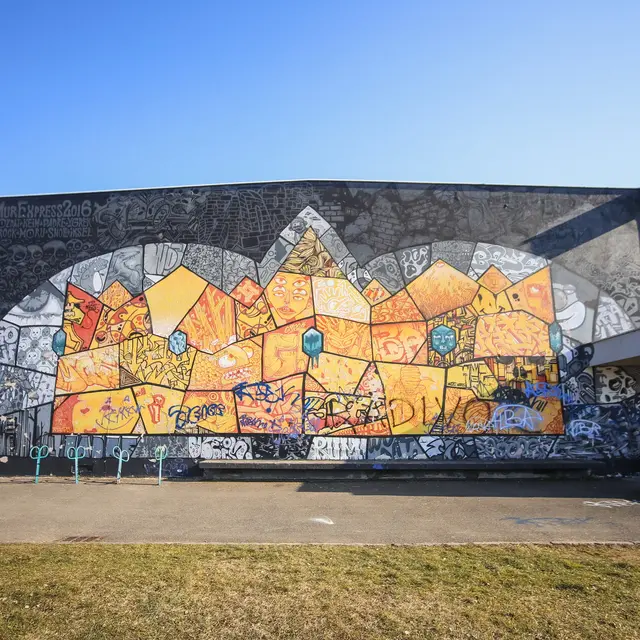 Gymnase du Léman - Street art_Saint-Julien-en-Genevois