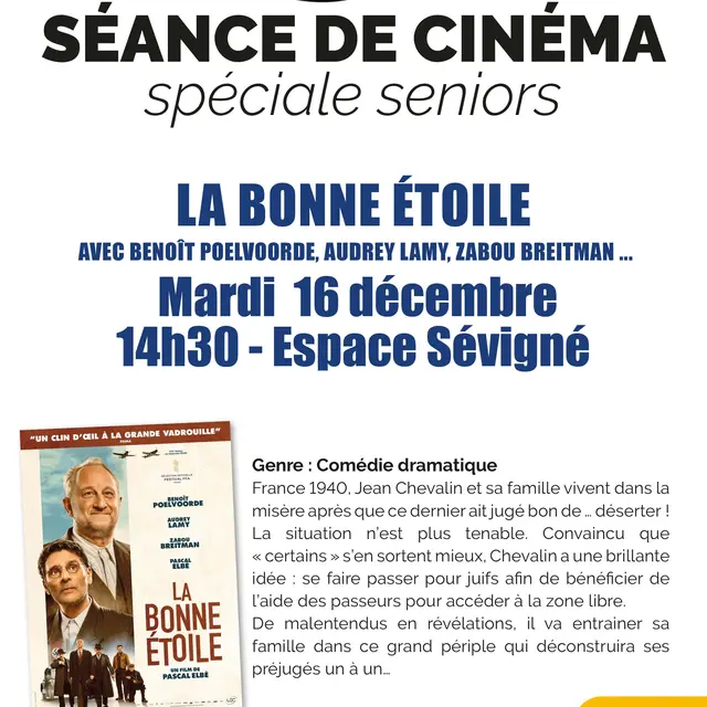 Ciné Seniors - La bonne étoile_Lambesc