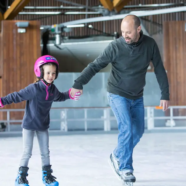 Rencontre avec L'Happy à la patinoire_Les Orres