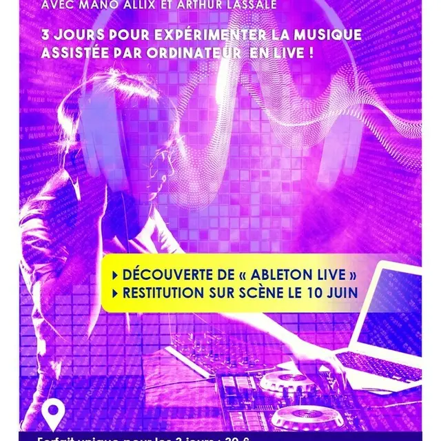 Stage MAO (Musique Assistée par Ordinateur)_Digne-les-Bains