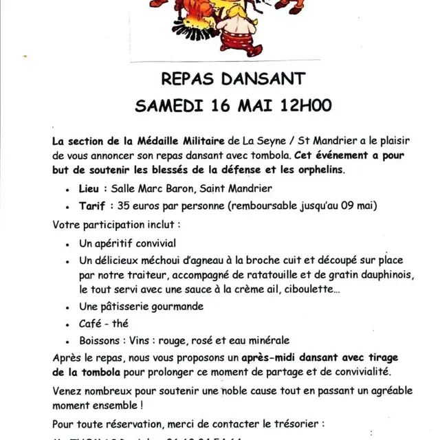 Repas dansant de la Médaille Militaire de La Seyne / St Mandrier_Saint-Mandrier-sur-Mer