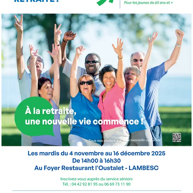 Atelier Bienvenue à la retraite… Un nouvel élan !_Lambesc