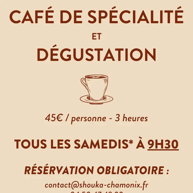 Atelier café de spécialité et dégustation