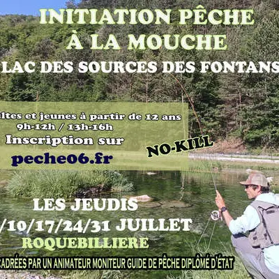 Initiation pêche à la mouche : 30 Juillet_Roquebillière