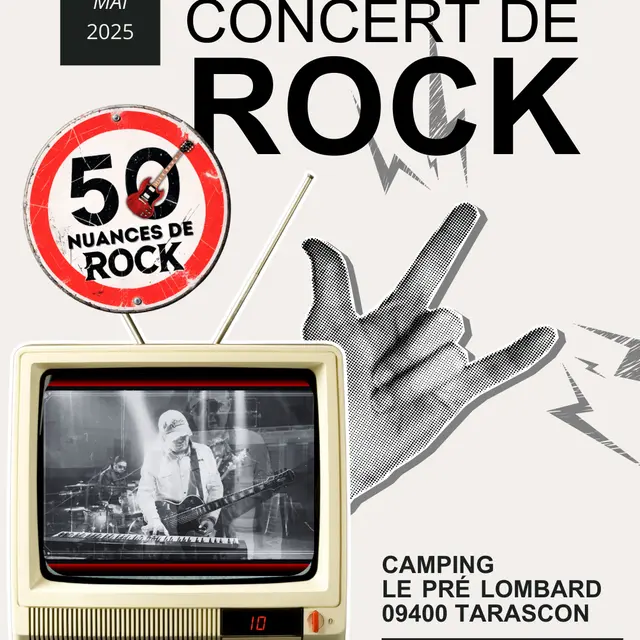 Concert Rock 50 Nuances de Rock_Tarascon-sur-Ariège