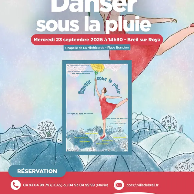 Théâtre : Danser sous la pluie_Breil-sur-Roya