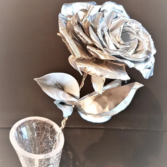 Rose d'été (aluminium)