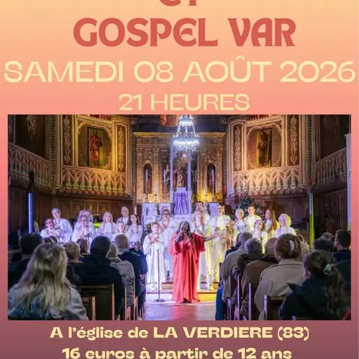 Concert : Suzanne Wognin et Gospel Var - Gospel_La Verdière