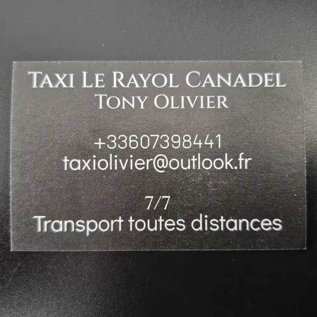Taxi Tony Olivier_Rayol-Canadel Sur Mer