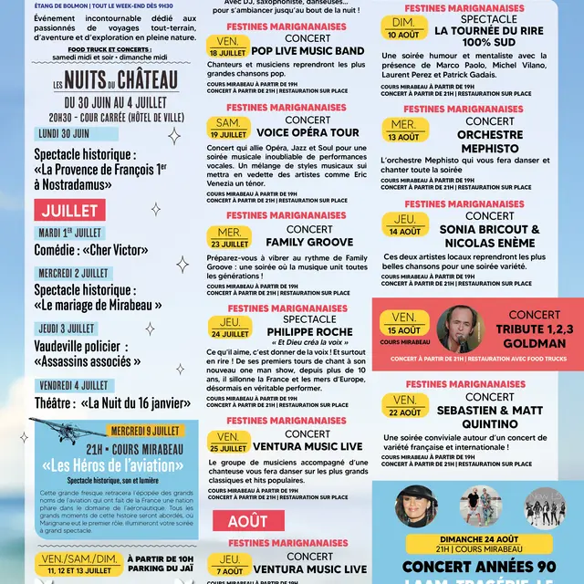 Cap sur l'été : Evènements à Marignane