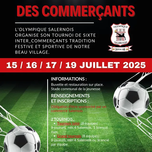 Tournoi de foot de l'Olympique Salernois_Salernes